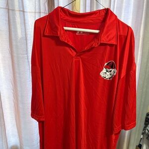 Russell Athletic Red Polo Shirt